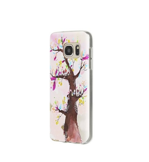 l TPU Case Special 3D Relief Printing Pattern Design Full Protective Back Cover for Samsung Galaxy S7 love tree
